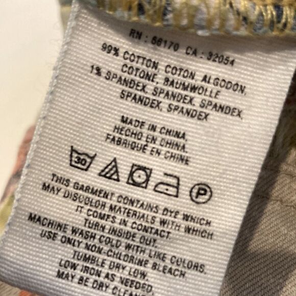 Anthropologie pilcro, and the Letterpress STET floral jeans, size 26 - Picture 8 of 8